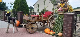 Dożynki gminy Skomlin odbyły się we Wróblewie. „Ktoś, kto przyjeżdża do Wróblewa, mówi, że to nie ten sam Wróblew”